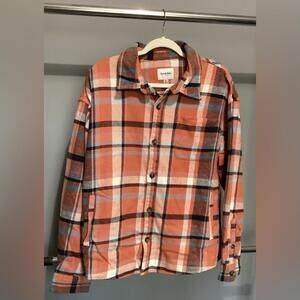 Plaid Button-Up Shirt